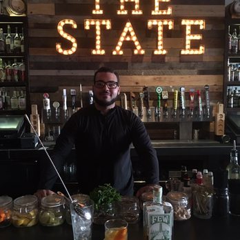 The State - Paul the mixologist is a true artisan of his craft. I had a Gin Old Fashion made with Few Gin (barrel aged). - New American Near Me - Redlands, California