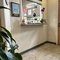 'Ohana Endodontics - Reception window in the dental office where Dr. Munley practices (3/6/2026).