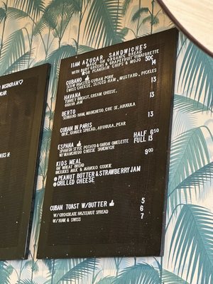 Menu photo 2 Azucar Ocean Beach, CA