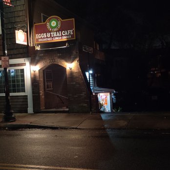 Eggs & Thai Café - Cute entrance to the best Thai in Dedham! - Thai Near Me - Dedham, Massachusetts