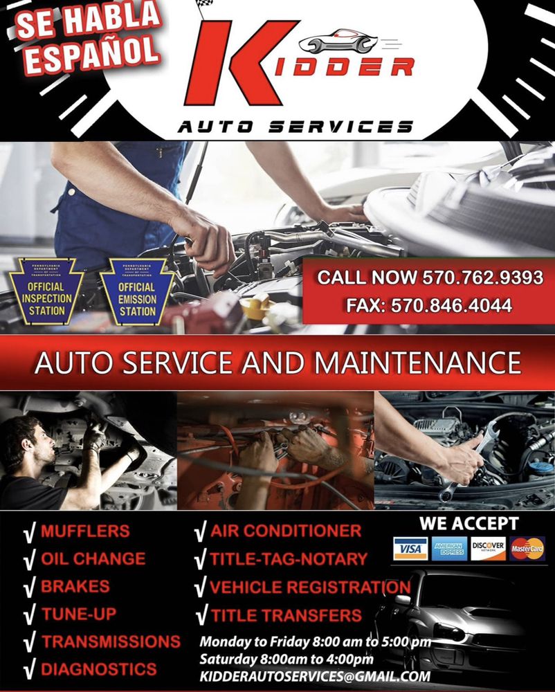 KIDDER AUTO SERVICE Updated August 2024 32 Photos 550 Kidder St