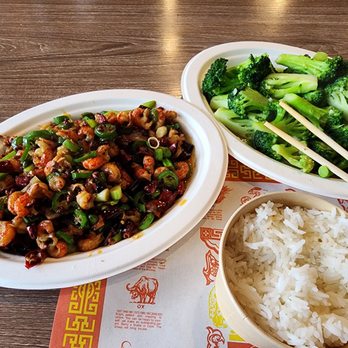 Chef Chuan - Spicy crayfish tail and broccoli with mincrd garlic - Chinese Near Me - Irvine, California Chef Chuan - Spicy crayfish tail and broccoli with mincrd garlic - Chinese Near Me - Irvine, California