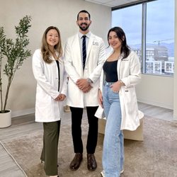 The Cure Medical Aesthetics - From left to right: NP Desiree, Dr. Aladeen, M.D. and RN Ghada