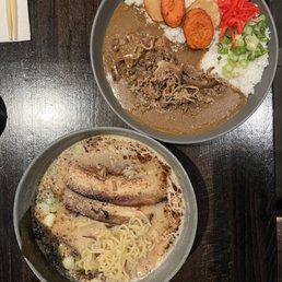 tonkotsu ramen and gyu don tonkotsu ramen and gyu don