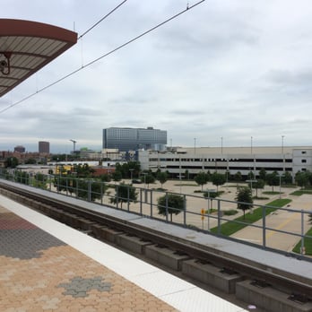 DART - Inwood/Love Field - View of Parkland Hospital from the platform - Public Transportation Near Me - Dallas, Texas DART - Inwood/Love Field - View of Parkland Hospital from the platform - Public Transportation Near Me - Dallas, Texas