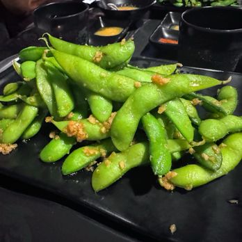 Khan Skewer Restaurant - Garlic Edamame - Barbeque Near Me - Honolulu, Hawaii