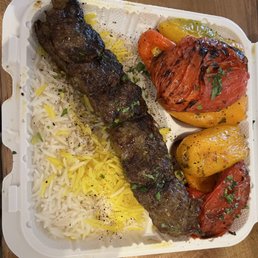 Beef Kubideh Platter Beef Kubideh Platter