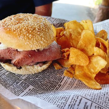 Watering Hole - Beef and cheddar sandwich - American Near Me - Escondido, California Watering Hole - Beef and cheddar sandwich - American Near Me - Escondido, California