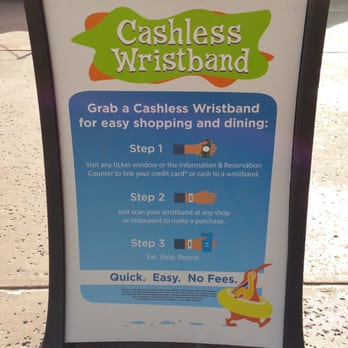 Aquatica Orlando - Very cool for connecting your credit card to a wrist band for easy paying... - Water Parks Near Me - Orlando, Florida