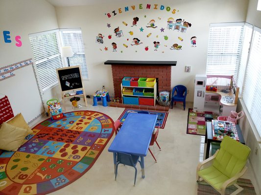 Classroom and Play Area - Our classroom and play area is design to provide different enriching activities throughout the day.