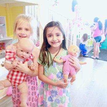 Liddle Bites - two young girls holding dolls - Kids Activities Near Me - Long Beach, New York