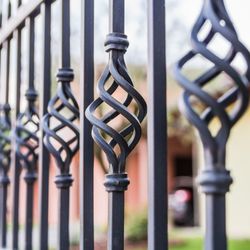Olde Iron Fence - gorgeous detail with these Venetian collars!