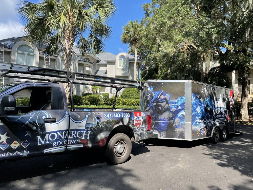 Slide of Monarch Roofing