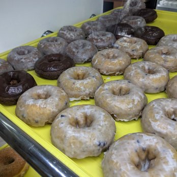 Georgetown Donuts - a variety of doughnuts on display - Donuts Near Me - Georgetown, Texas