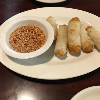 Bangkok 96 - Crispy Rolls-OK. Not great. Sauce is mostly vinegar - Thai Near Me - Dearborn, Michigan Bangkok 96 - Crispy Rolls-OK. Not great. Sauce is mostly vinegar - Thai Near Me - Dearborn, Michigan