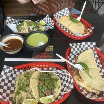Quesadillas Rancheras - What a spread - Tacos Near Me - El Monte, California Quesadillas Rancheras - What a spread - Tacos Near Me - El Monte, California