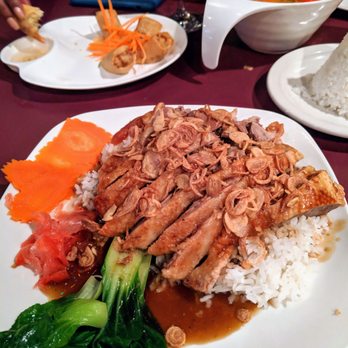 Thai Basil - Duck over rice - Thai Near Me - Ithaca, New York