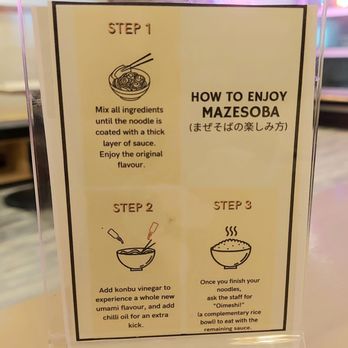Megumi Mazesoba - Tips on enjoying mazesoba - Japanese Near Me - Toronto, Ontario Megumi Mazesoba - Tips on enjoying mazesoba - Japanese Near Me - Toronto, Ontario