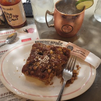 Breakfast Republic - Cinnamon Ginger Coffee Cake and  Morning Mule - Breakfast & Brunch Near Me - Irvine, California