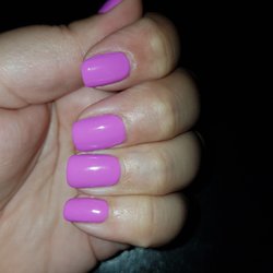 The Nail Salon & Spa - Love this color! But keep in mind they can't match your toes unless you do shellac on your feet too.
