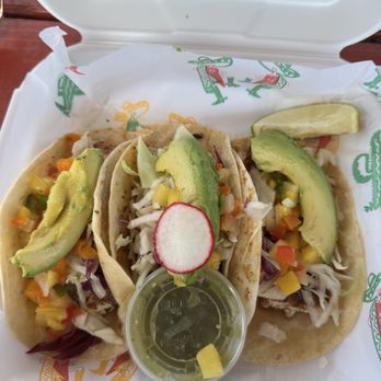 El Mariachi - Fish tacos with mango salsa - Food Trucks Near Me - Ocracoke, North Carolina El Mariachi - Fish tacos with mango salsa - Food Trucks Near Me - Ocracoke, North Carolina