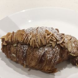 Loads of almonds on top and gooey almond inside too