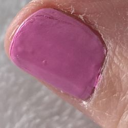 Pure Nail Spa - Morning after manicure. Looks like a child painted them. And notice cuticles.
