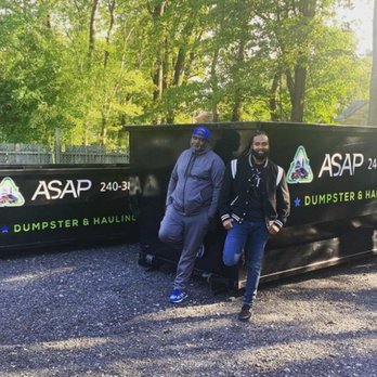 Asap Dumpster & Hauling - Here is 2 of the co-owners. - Junk Removal & Hauling Near Me Asap Dumpster & Hauling - Here is 2 of the co-owners. - Junk Removal & Hauling Near Me