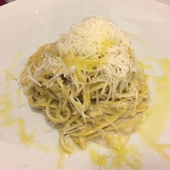 Sapori & Parole - Pasta with cheese sauce, pepper and Parmesan on top. - Italian Near Me - Rome, RM Sapori & Parole - Pasta with cheese sauce, pepper and Parmesan on top. - Italian Near Me - Rome, RM
