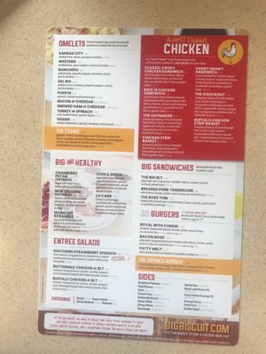 Menu photo 1 The Big Biscuit Saint Joseph, MO