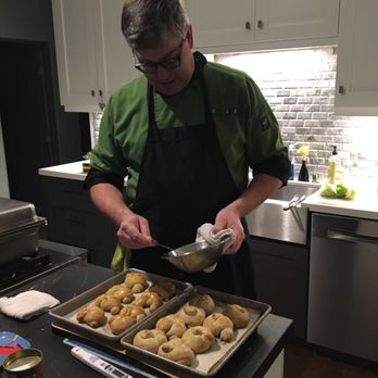 Couch Potatoes - Prepping the garlic knots - Personal Chefs Near Me