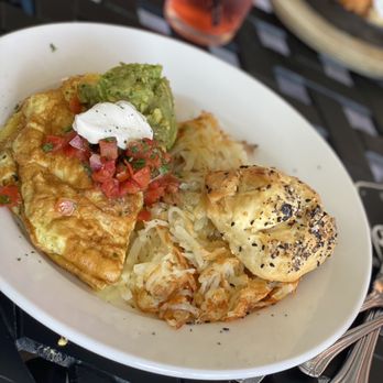 Miss Shirley's Cafe, Inner Harbor - 3 egg South of the Border Omelet - Breakfast & Brunch Near Me - Baltimore, Maryland Miss Shirley's Cafe, Inner Harbor - 3 egg South of the Border Omelet - Breakfast & Brunch Near Me - Baltimore, Maryland