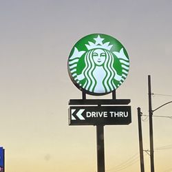Starbucks - Bright and shiny new sign