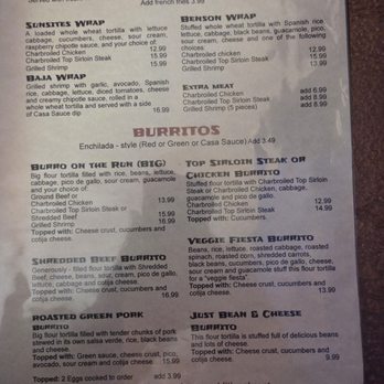 Mi Casa Restaurant - Menu - Mexican Near Me - Benson, Arizona