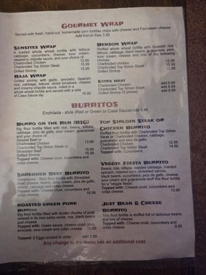 Menu photo 1 Mi Casa Restaurant Benson, AZ