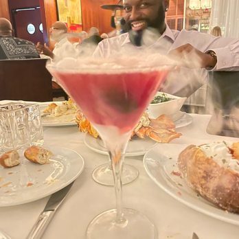 Ocean Prime - Berries & bubbles cocktail - Seafood Near Me - Tampa, Florida