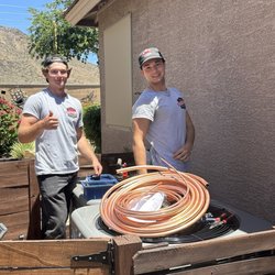 Red Rock Air Heating & Cooling - Allan with partner on the job