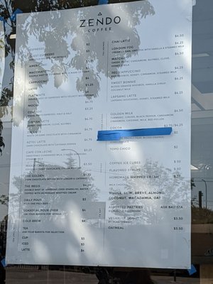 Menu photo 7 Zendo Coffee Albuquerque, NM
