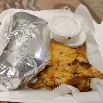 Yamas Mediterranean Cuisine - Super Gyro and (two) spanakopita - Mediterranean Near Me - Kailua, Hawaii Yamas Mediterranean Cuisine - Super Gyro and (two) spanakopita - Mediterranean Near Me - Kailua, Hawaii
