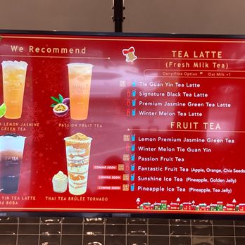TP Tea - Pleasanton - Menu 1 - Bubble Tea Near Me - Pleasanton, California TP Tea - Pleasanton - Menu 1 - Bubble Tea Near Me - Pleasanton, California