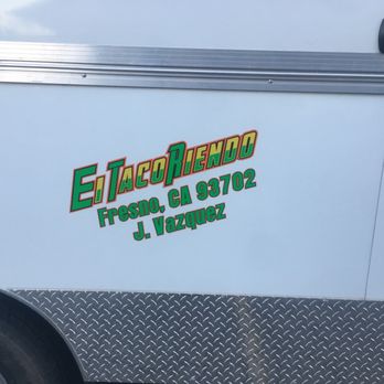 El Taco Riendo - the side of a food truck - Tacos Near Me - Fresno, California
