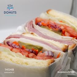 USA Donuts & Croissants - Turkey, Ham and Cheese Lunch Sandwich