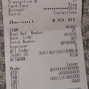 La Brea Seafood - Receipt - Seafood Near Me - Inglewood, California