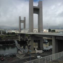 Pont de Recouvrance - Die Brücke, die bei Bedarf  hochgedrückt wird.