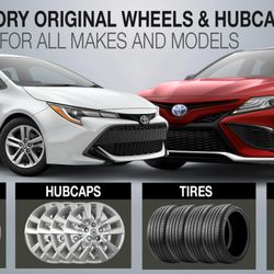 Hubcap Heaven - Toyota models OEM Factory original wheels & hubcaps