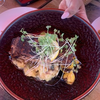 Miramonte Winery - Sumac Salmon w/cheesy potatoes - Wineries Near Me - Temecula, California Miramonte Winery - Sumac Salmon w/cheesy potatoes - Wineries Near Me - Temecula, California