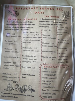 Menu photo 3 Sierra's Place Ocean Park, WA