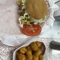 Dans Old Time Diner - See that tiny little onion burger? That plus a drink was 20 bucks.