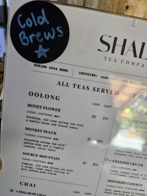 Menu photo 5 Shala Tea Company Idyllwild, CA Menu photo 5 Shala Tea Company Idyllwild, CA