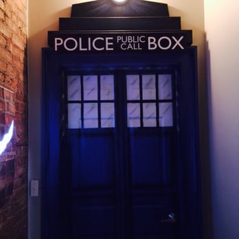 The Pandorica - Tardis bathroom door - American Near Me - Beacon, New York The Pandorica - Tardis bathroom door - American Near Me - Beacon, New York